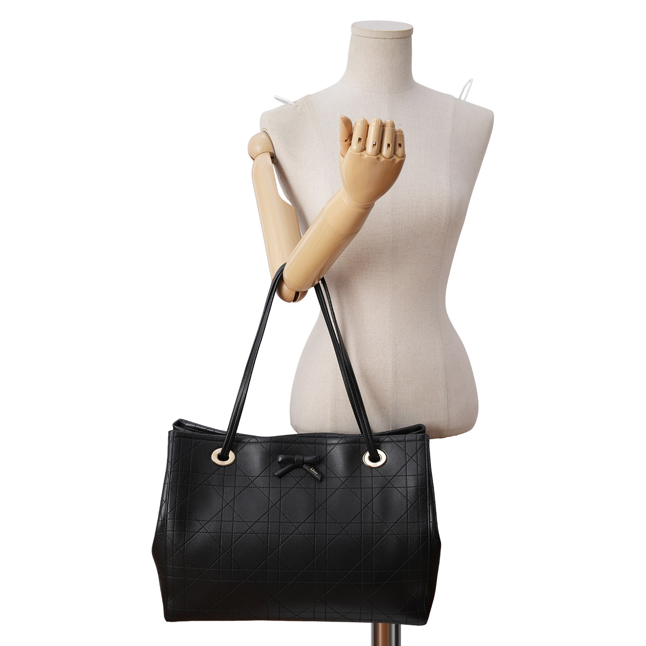 CHRISTIAN DIOR(USED)디올 M1409 까나쥬 프롬나드 쇼퍼백